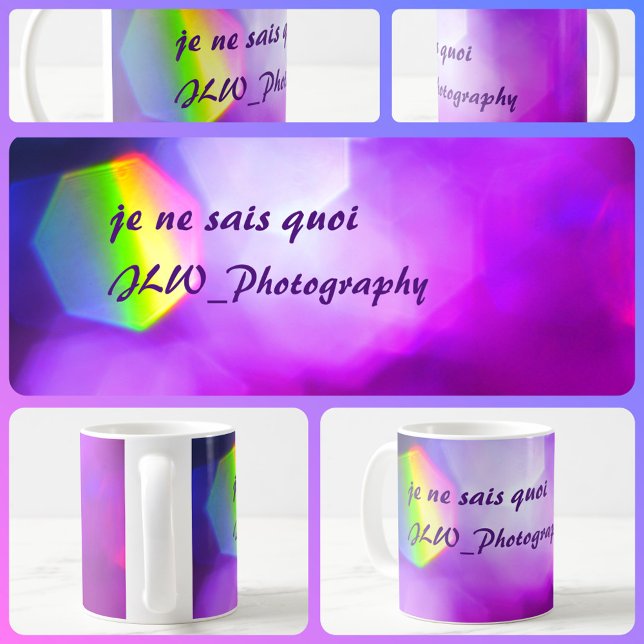 Taza De Café Dazzling Purple Je ne sais quoi (Subido por el creador)