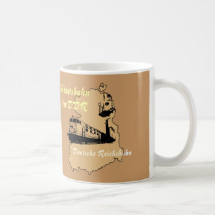 Taza De Café DDR diseño de publicidad Reichsbahn Alemán