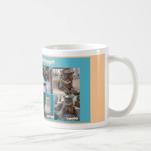 taza de café de 11 onzas con el PipersPuddycats (Derecha)