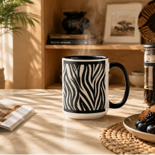 Taza de café de 11 oz. "CEBRA"