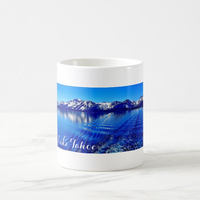 Taza de café de 11 oz de LAKE TAHOE (Centro)