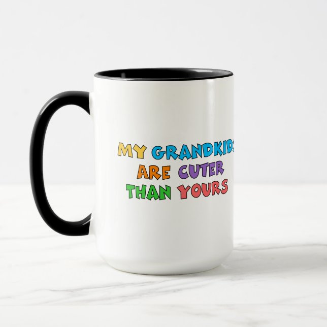 Taza de café de 15 oz con Abuelos Más Lindos (Izquierda)