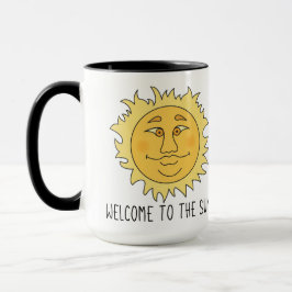 Taza de café de 15 oz Welcome Sun
