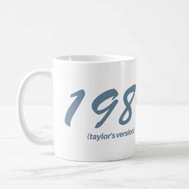 taza de café de 1989 - bienvenido a la era estétic (Izquierda)