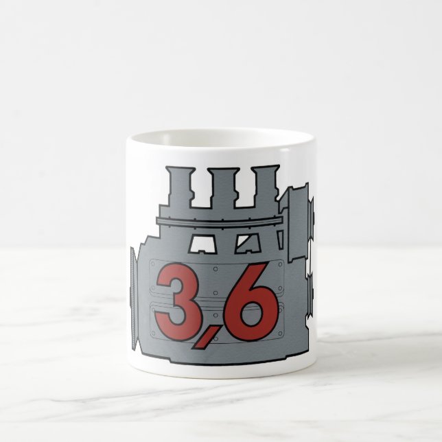 taza de café de 3,6 motores (Centro)