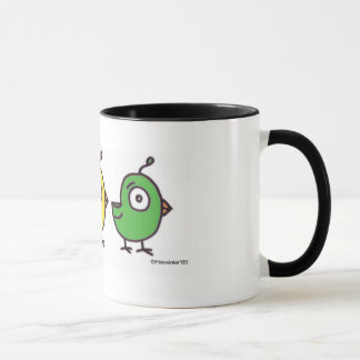Taza de café de 3 pequeña chirridos