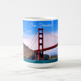 Taza de café de 450ml del PUENTE GOLDEN GATE SAN F