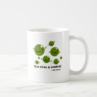 Taza De Café Dé a guisantes una oportunidad