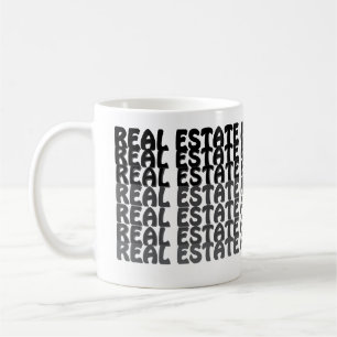 Taza de café de abogado de bienes raíces