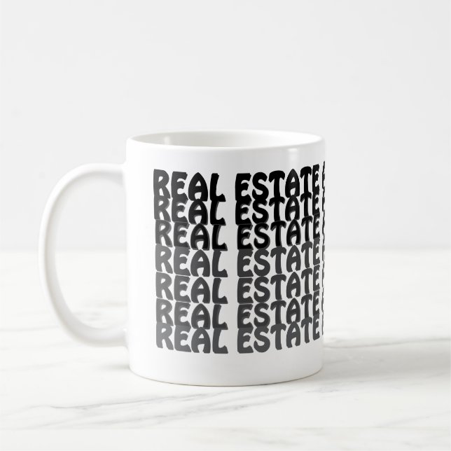 Taza de café de abogado de bienes raíces (Izquierda)
