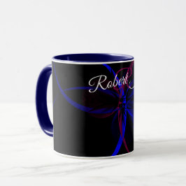 Taza de café de abstracción geométrica