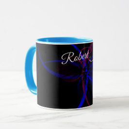Taza de café de abstracción geométrica