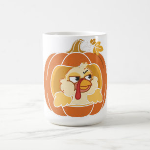 Taza de café de Acción de Gracias de disfraz de ca
