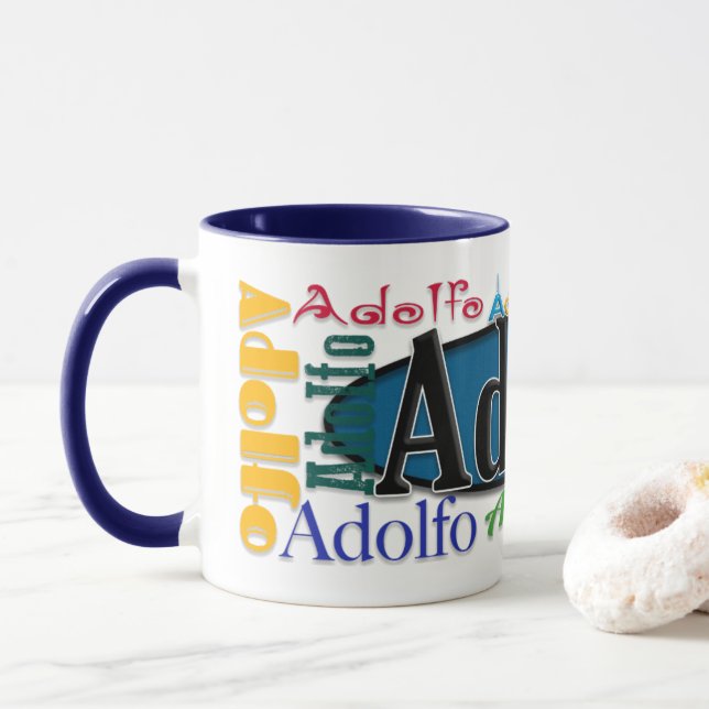 Taza de café de Adolfo (Con donut)