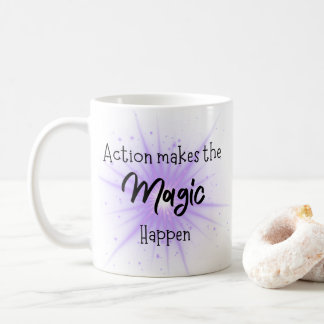 taza de café de afirmación positiva
