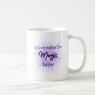 taza de café de afirmación positiva