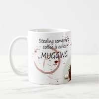 Taza de café de agresión del retruécano, taza del