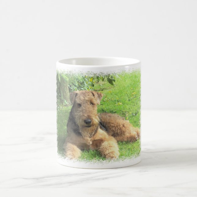 Taza de café de Airedale Terrier (Centro)