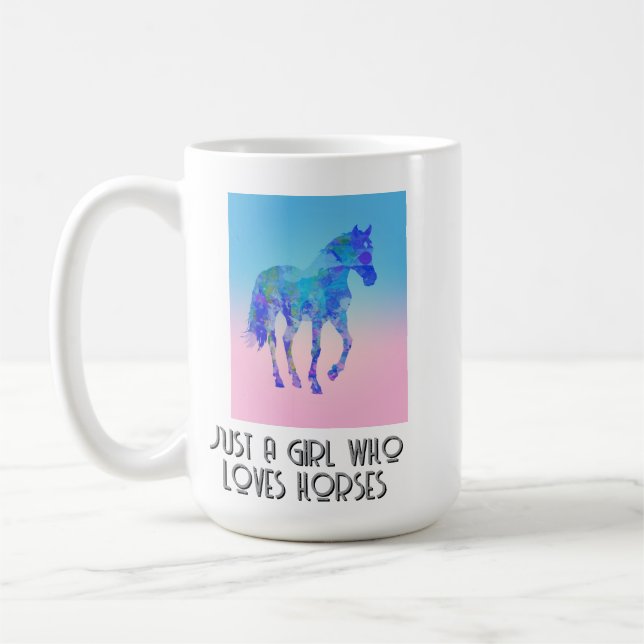 taza de café de amante de los caballos (Izquierda)