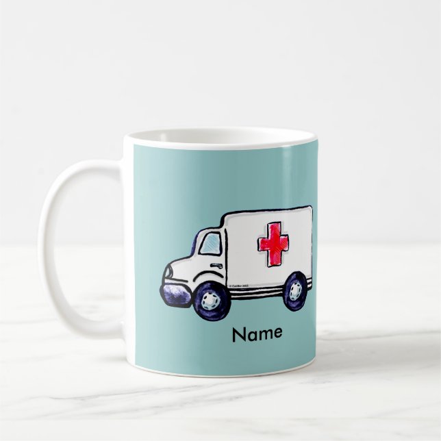 Taza de café de Ambulancia Clásica (Izquierda)