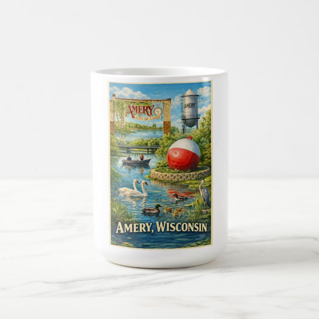 Taza de café de Amery, Wisconsin, Ciudad de Lagos (Centro)