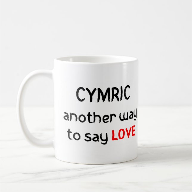 taza de café de amor cimrica (Izquierda)
