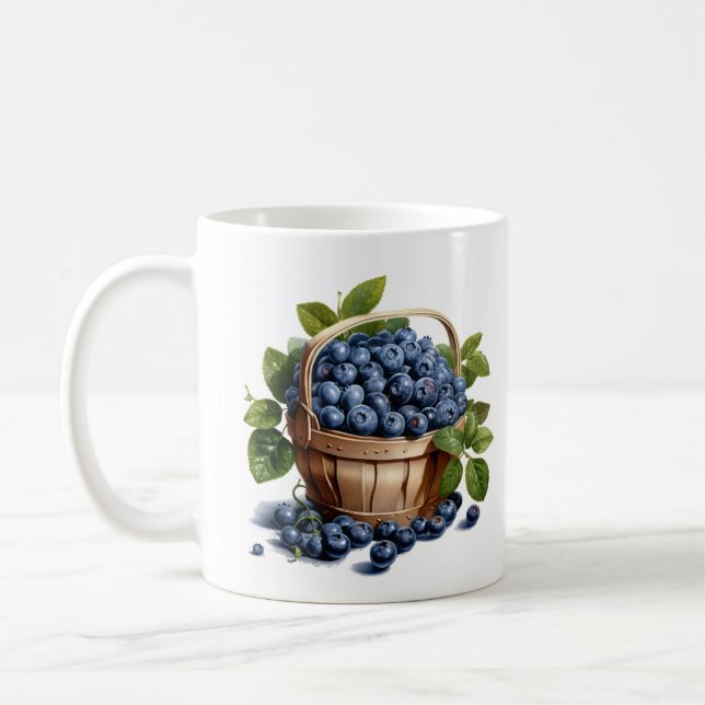 Taza de café de arándanos (Izquierda)