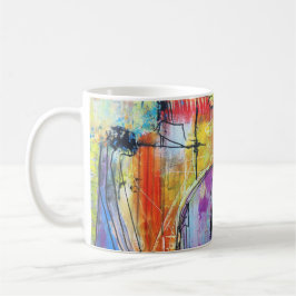 Taza de café de arte abstracto