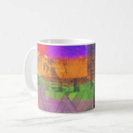 taza de café de arte abstracto "Soñando en millone