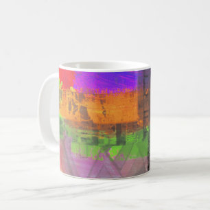 taza de café de arte abstracto "Soñando en millone