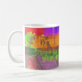taza de café de arte abstracto "Soñando en millone