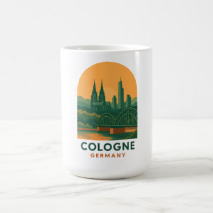 Taza de café de arte de viaje por Colonia, Alemani