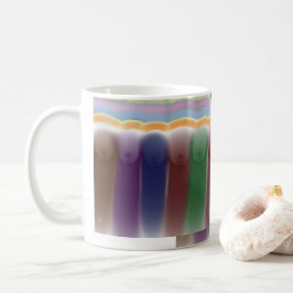 Taza de café de arte impresionista