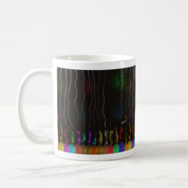 Taza de café de arte impresionista