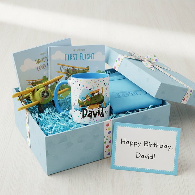 Taza de café de avión personalizada (Subido por el creador)