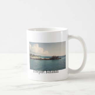 Taza de café de Bahamas del puerto franco