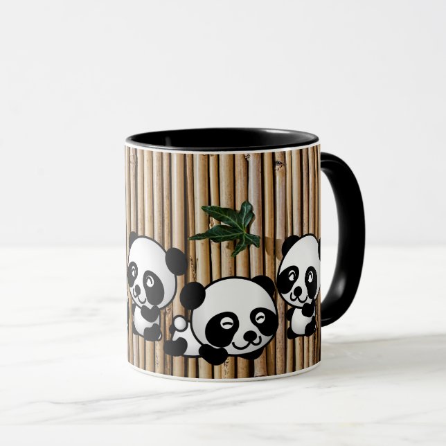 Taza de café de bambú de la panda (Anverso derecho)