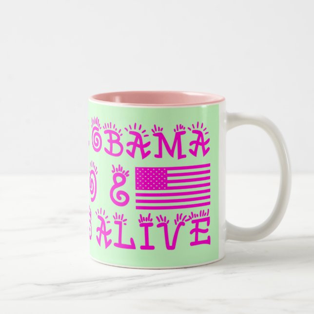TAZA DE CAFÉ DE BARACK OBAMA (Derecha)