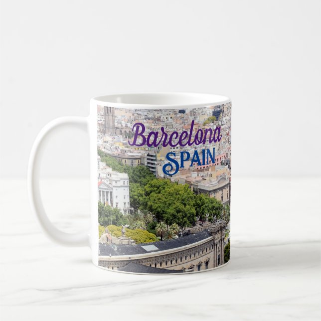 Taza de café de Barcelona España (Izquierda)