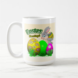 Taza de café de bendiciones de Pascua
