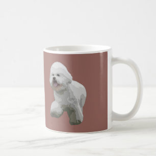 Taza de café de Bichon Frise