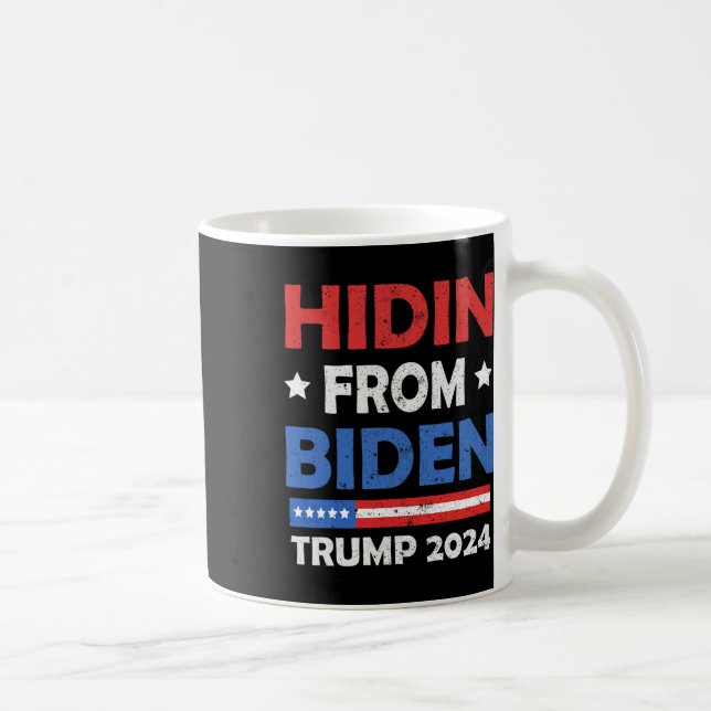 Taza De Café De Biden Trump 2024, una mujer graciosa anti Joe B (Derecha)