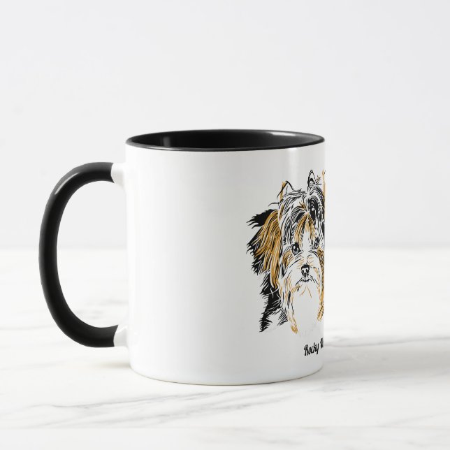Taza de café de Biewer Terrier (Izquierda)