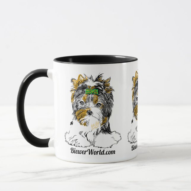 Taza de café de Biewer Terrier (Izquierda)