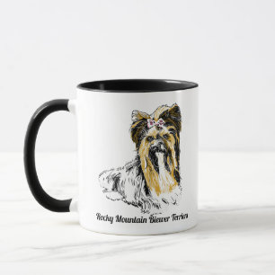 Taza de café de Biewer Terrier