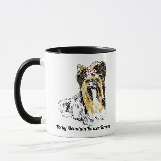 Taza de café de Biewer Terrier (Izquierda)