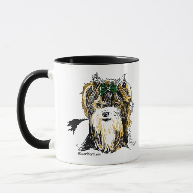 Taza de café de Biewer Terrier (Izquierda)