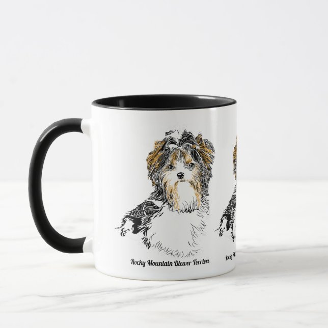 Taza de café de Biewer Terrier (Izquierda)