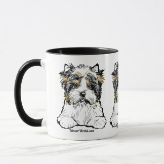 Taza de café de Biewer Terrier