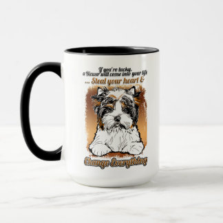 Taza de café de Biewer Terrier